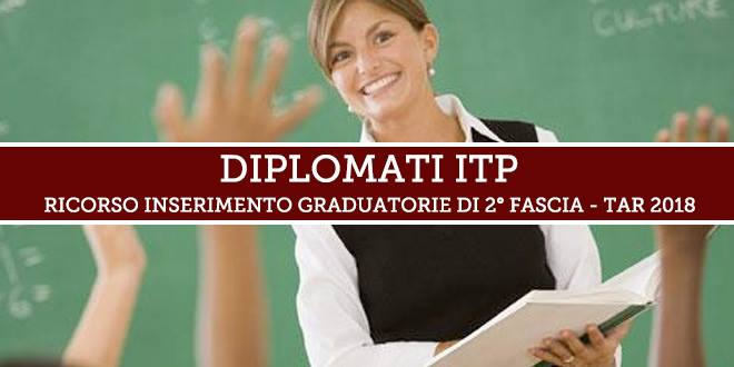 Prorogata al 12 giugno la scadenza per le adesioni al ricorso per l’inserimento nelle Graduatorie d’Istituto di 2° fascia dei Diplomati ITP