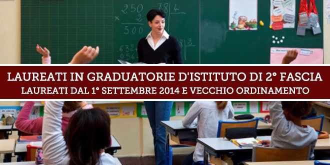 Prorogata al 12 giugno la scadenza per le adesioni al ricorso per l’inserimento nelle Graduatorie d’Istituto di 2° fascia dei Laureati