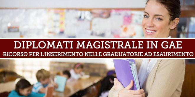 Prorogata al 13 settembre 2018 la scadenza per le adesioni al ricorso per l’inserimento in GAE dei Diplomati Magistrali