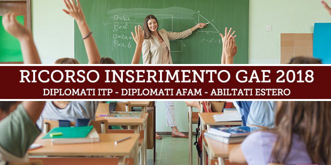 Ricorso inserimento GAE 2018