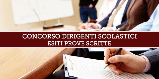 Concorso Dirigenti Scolastici – Prova scritta