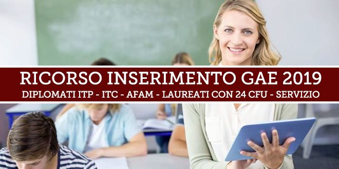 Ricorso Inserimento GAE – Aggiornamento Triennale – Adesione