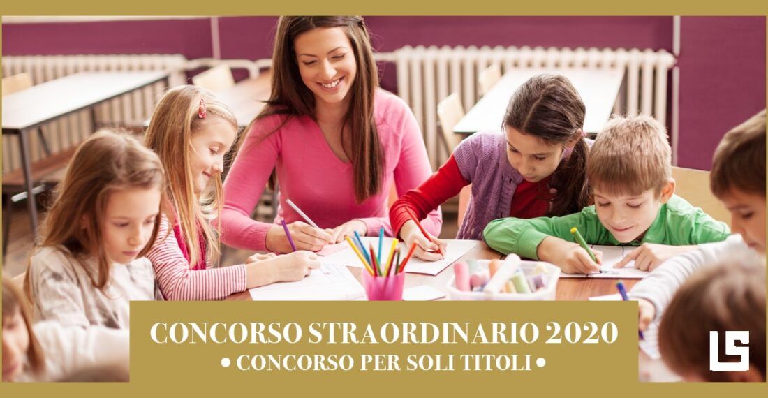 Concorso Straordinario 2020 – Concorso per soli titoli
