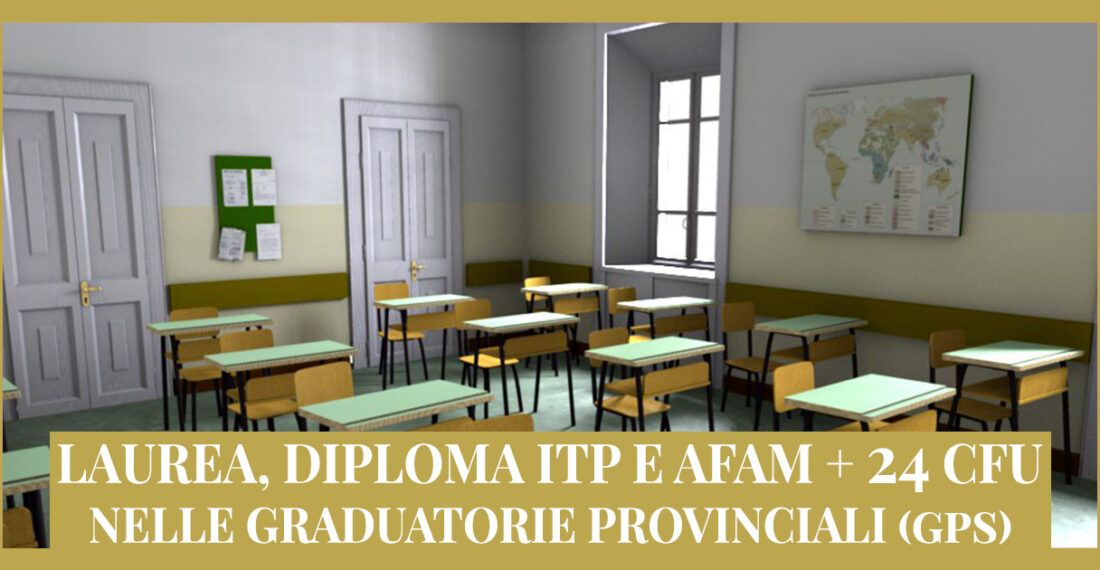 Ricorso Inserimento Graduatorie provinciali di Prima fascia (GPS) Laureati/Diplomati + 24 CFU – Giudice del Lavoro