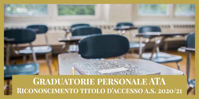 Graduatorie personale ATA – Riconoscimento punteggio servizio paritaria