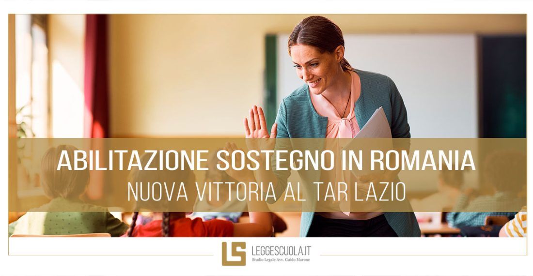 Abilitazione Sostegno in Romania (rigetto di 40 pagine): accolto il ricorso dell’avv. Marone